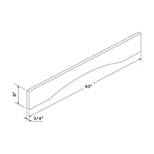 Craft Cabinetry Pure White 43" Valance