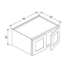 Craft Cabinetry Midnight 30”W x 18”H 24" Depth Wall Cabinet