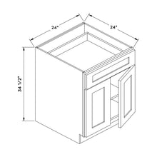 Craft Cabinetry Pure White 24"W Base Cabinet