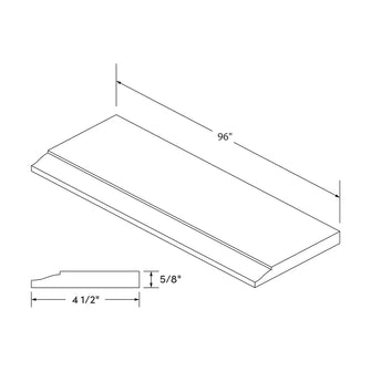 Craft Cabinetry Stain Gray Base Board Molding