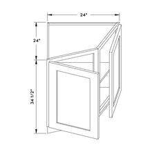 Craft Cabinetry Midnight 24”W Base End Cabinet