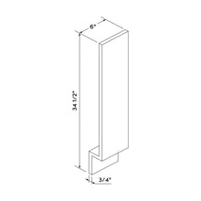 Craft Cabinetry Aqua 6"W Base Filler