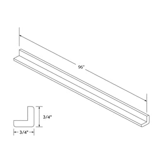 Craft Cabinetry Aqua Outside Corner Molding