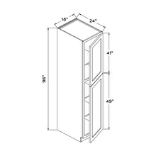 Craft Cabinetry Midnight 18”W x 96”H Pantry Cabinet