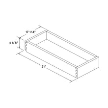 Craft Cabinetry Stain Gray Roll-Out Tray for 21" Cabinet