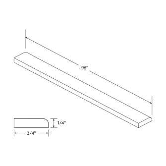 Craft Cabinetry Stain Gray Scribe Molding