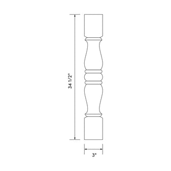 Craft Cabinetry Stain Gray Pole