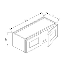 Craft Cabinetry Pure White 24"W x 15"H Wall Cabinet