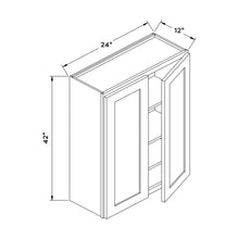 Craft Cabinetry Stain Gray 24”W x 42”H Wall Cabinet